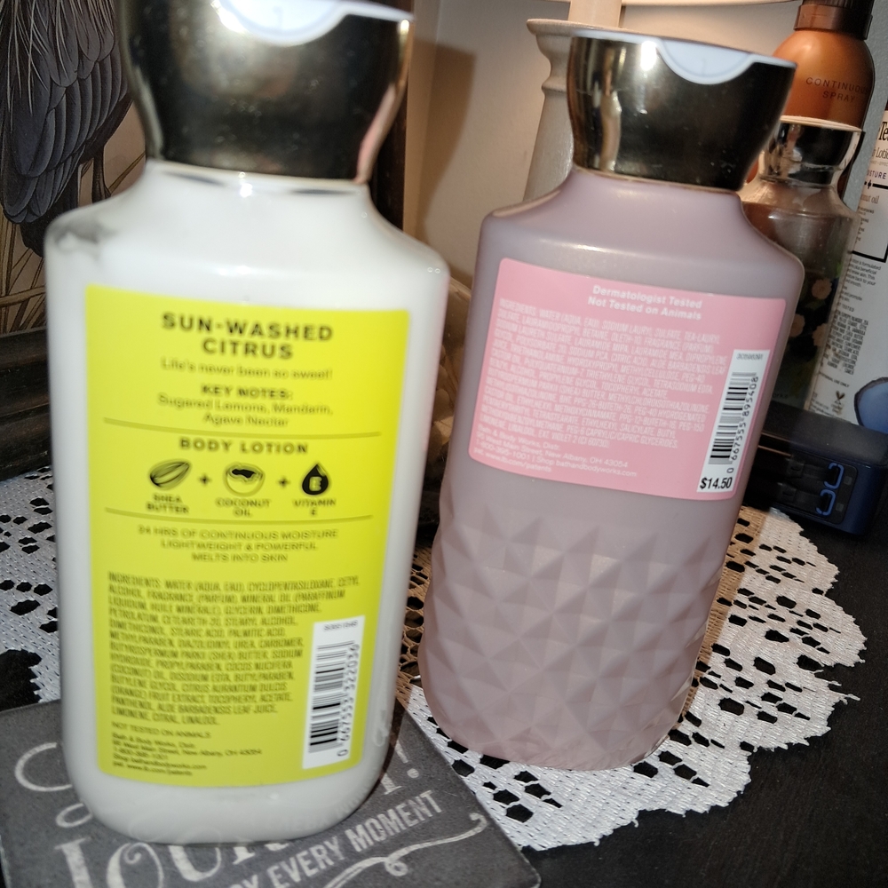 Bath & Body Works Sun-Washed Citrus Lotion and Champagne Toast Gel - Picture 4 of 4